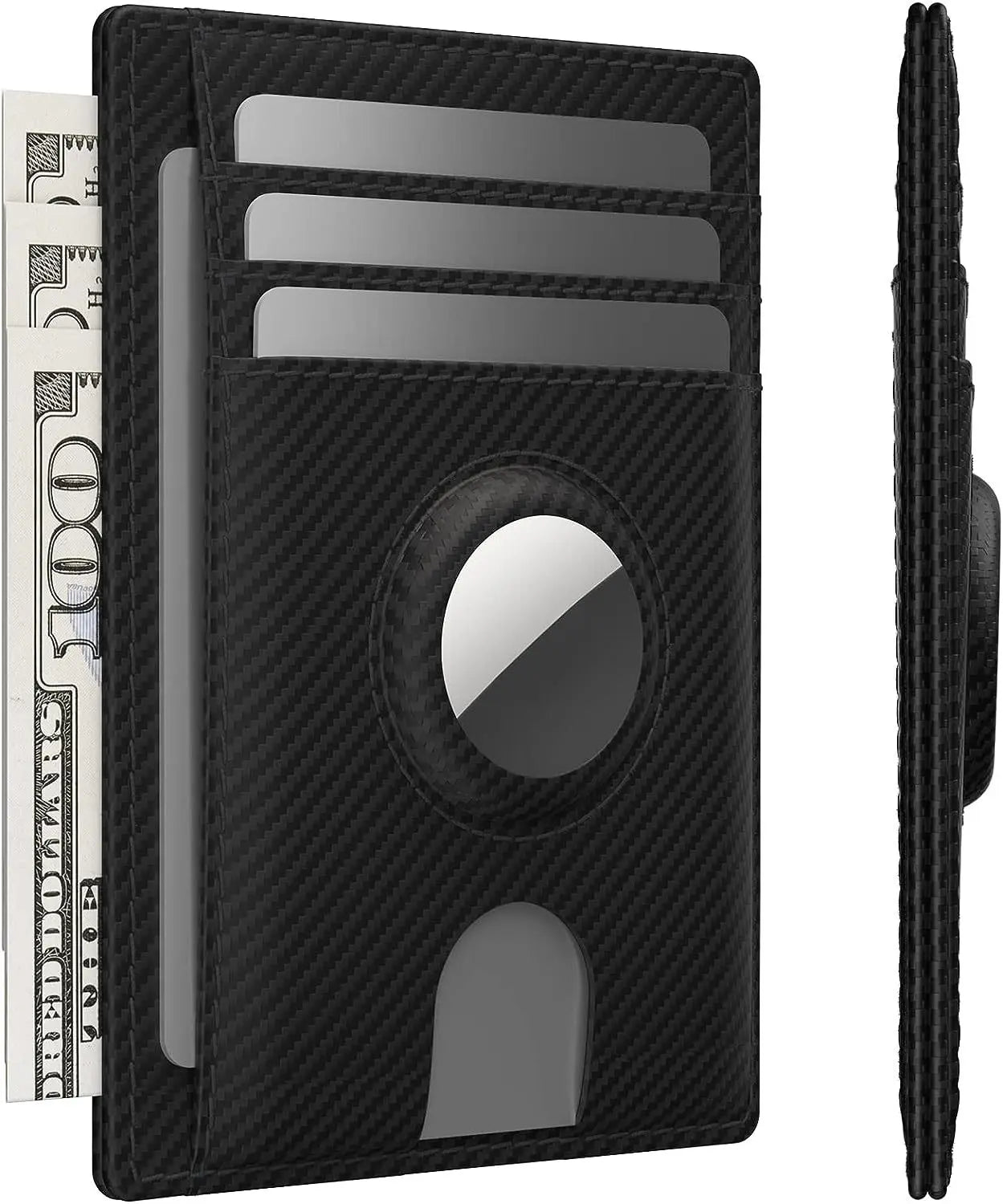 Portefeuille ultra-fin compatible AirTag – Sécurisé, minimaliste & RFID