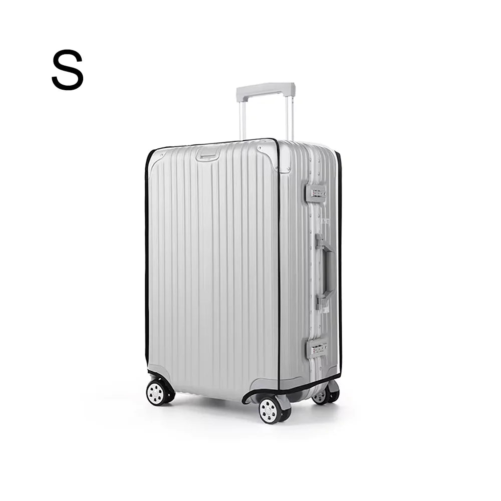Luggage Protector Suitcase Cover Clear PVC Suitcase Cover Protectors Luggage Cover Waterproof for Wheeled Suitcase