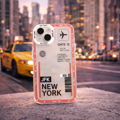 Travel Coque iPhone Billet d’Avion – Porte d’Embarquement
