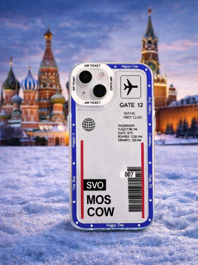 Travel Coque iPhone Billet d’Avion – Porte d’Embarquement