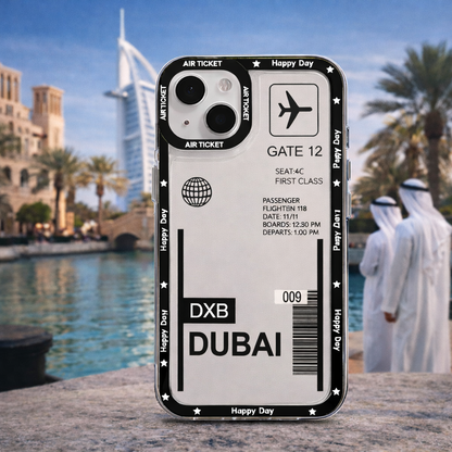 Travel Coque iPhone Billet d’Avion – Porte d’Embarquement