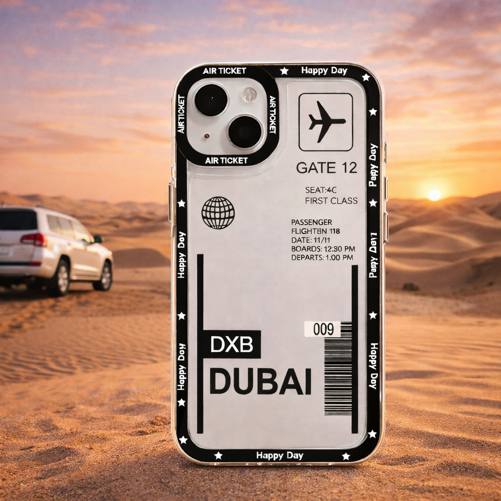 Travel Coque iPhone Billet d’Avion – Porte d’Embarquement