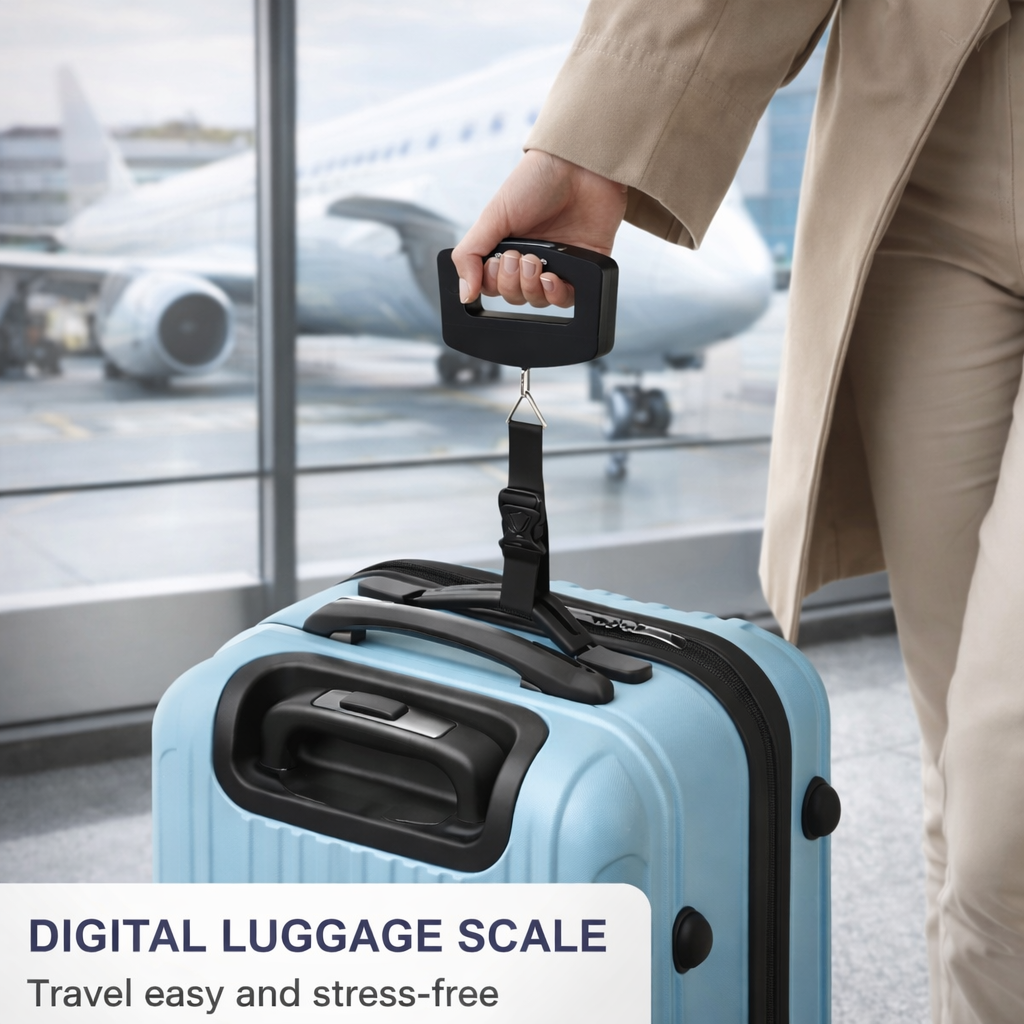Balance Digitale de Voyage 50 kg – Écran Rétro-éclairé | TravelisyTech