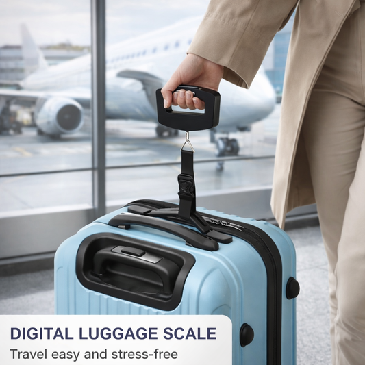 Balance Digitale de Voyage 50 kg – Écran Rétro-éclairé | TravelisyTech