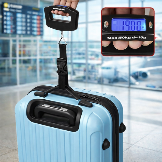 Balance Digitale de Voyage 50 kg – Écran Rétro-éclairé | TravelisyTech