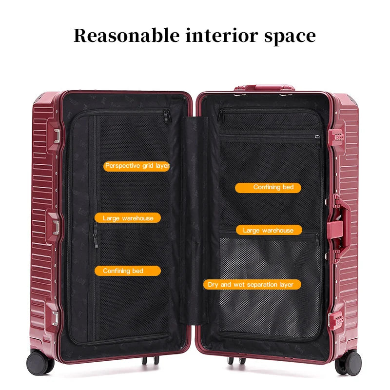 Valise Rigide PC – Roues Spinner & Serrure Intégrée