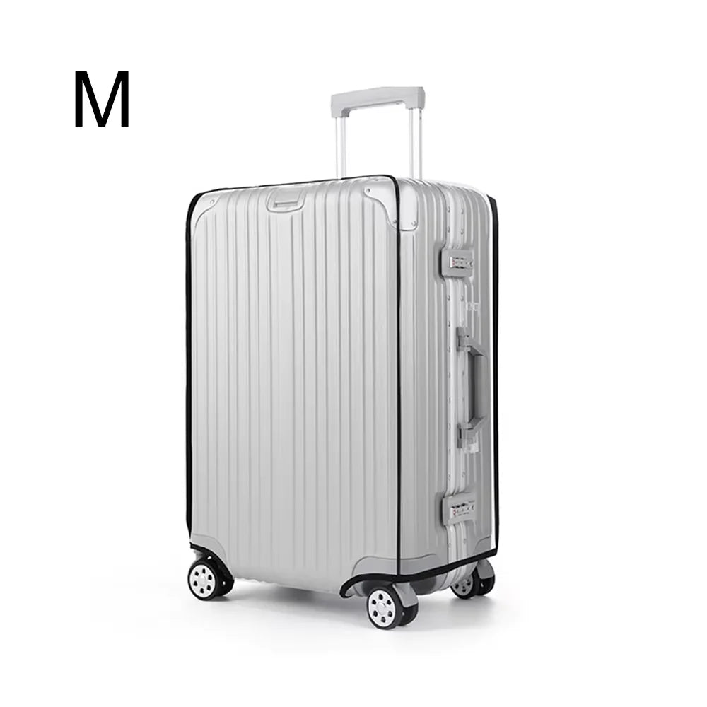 Luggage Protector Suitcase Cover Clear PVC Suitcase Cover Protectors Luggage Cover Waterproof for Wheeled Suitcase