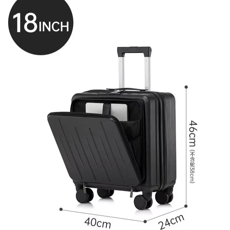 Valise Cabine Compacte – Smart Carry ABS Ultra-Légère avec Compartiment Rapide & Port USB