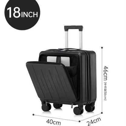 Valise Cabine Compacte – Smart Carry ABS Ultra-Légère avec Compartiment Rapide & Port USB