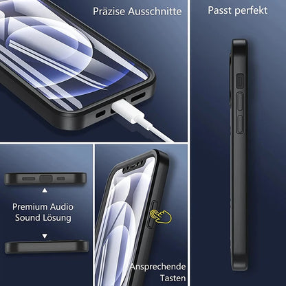 Coque iPhone 360° Transparente – Protection Totale avec Verre Intégré