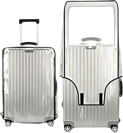 Luggage Protector Suitcase Cover Clear PVC Suitcase Cover Protectors Luggage Cover Waterproof for Wheeled Suitcase