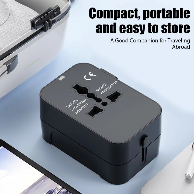 Adaptateur de voyage universel avec double USB | Travelisy