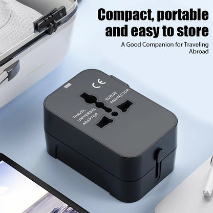 Adaptateur de voyage universel avec double USB | Travelisy