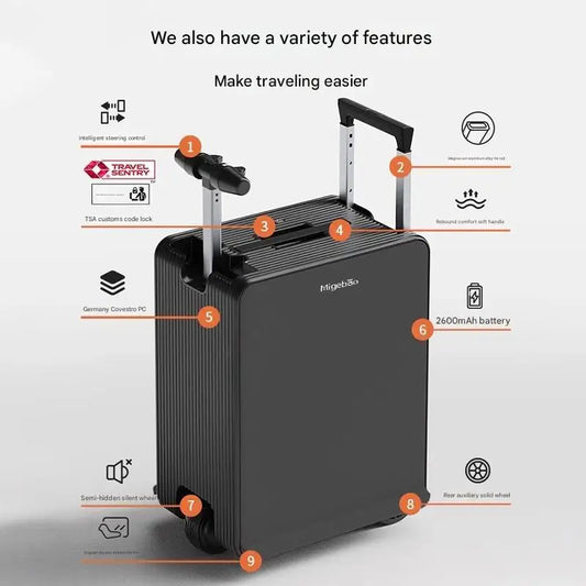 Valise Cabine Motorisée – Mobilité Assistée & Sécurité TSA