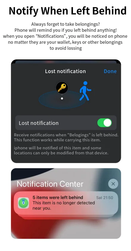 Tracker Travelisy batterie longue durée – Localisation Apple Find My