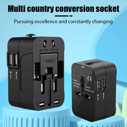Adaptateur de voyage universel avec double USB | Travelisy