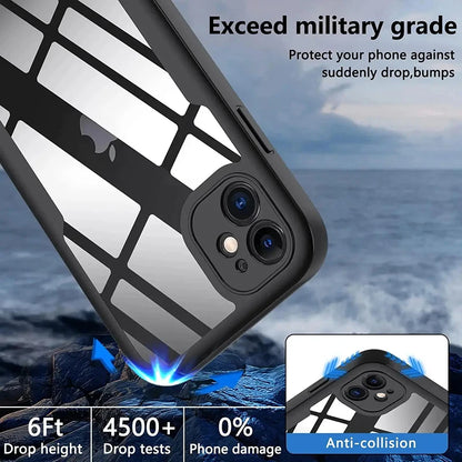 Coque iPhone 360° Transparente – Protection Totale avec Verre Intégré