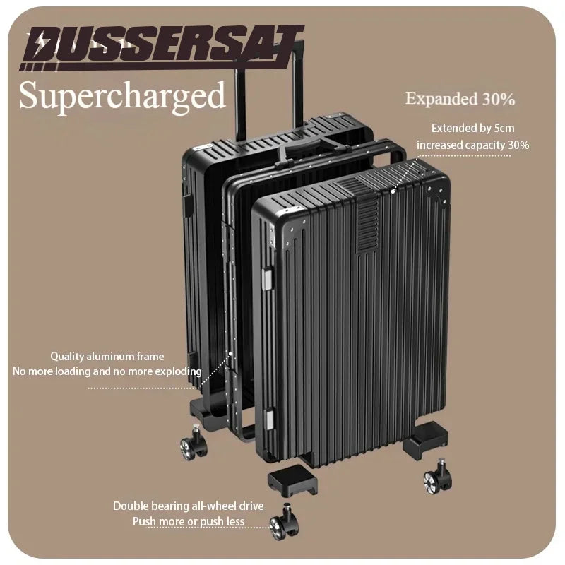 Valise Rigide 100%  Aluminium – Trolley Premium 20’’ à 28’’ | Légère & Haute Résistance
