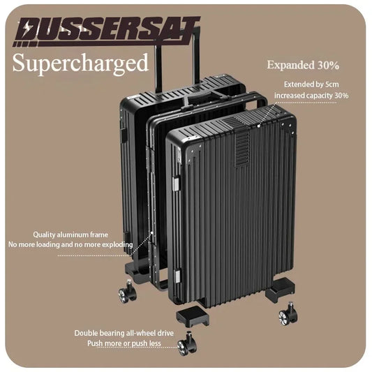 Valise Rigide 100%  Aluminium – Trolley Premium 20’’ à 28’’ | Légère & Haute Résistance