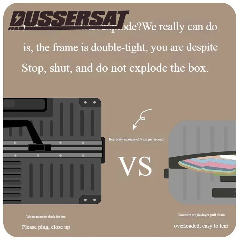 Valise Rigide 100%  Aluminium – Trolley Premium 20’’ à 28’’ | Légère & Haute Résistance