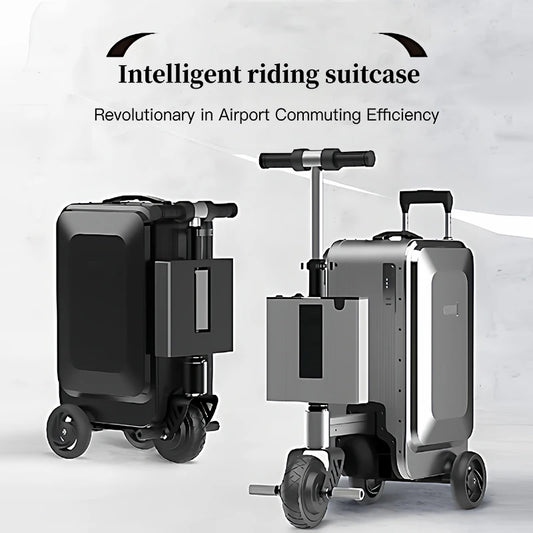 Valise Cabine Électrique – Ride-On Smart Luggage en Alliage Magnésium-Aluminium (Télécommandée)