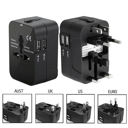 Adaptateur de voyage universel avec double USB | Travelisy