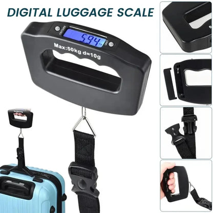 Balance Digitale de Voyage 50 kg – Écran Rétro-éclairé | TravelisyTech