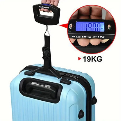 Balance Digitale de Voyage 50 kg – Écran Rétro-éclairé | TravelisyTech