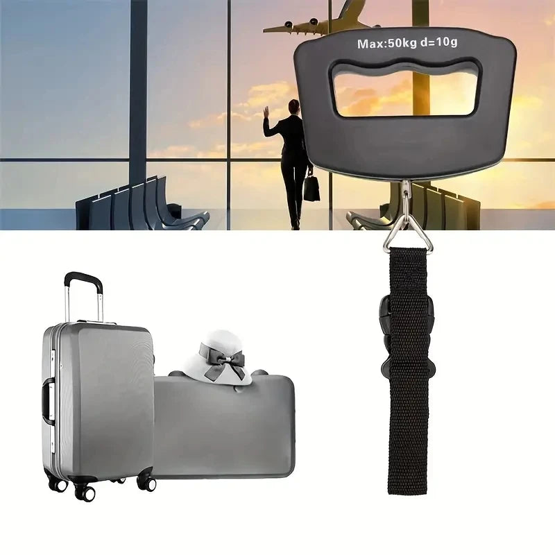 Balance Digitale de Voyage 50 kg – Écran Rétro-éclairé | TravelisyTech