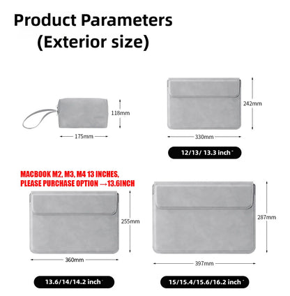 Housse Laptop Ultra-Slim Sans Fermeture – MacBook & PC 11″ à 16″ | TravelisyTech