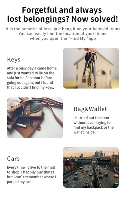 Tracker Travelisy batterie longue durée – Localisation Apple Find My