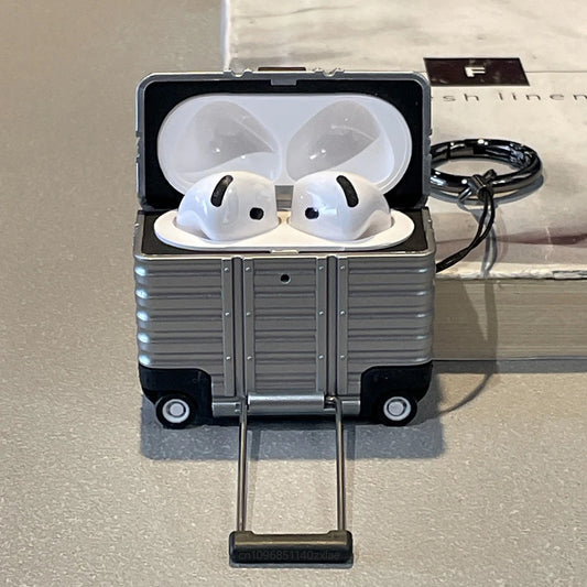 ✈️ Mini Valise Protectrice pour AirPods — L’accessoire qui voyage avec vous